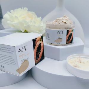 Hot bán đu đủ Mặt nạ đất sét không gây dị ứng du lịch Kích thước hữu cơ nhà máy chiết xuất làm trắng giữ ẩm làm sạch mụn đầu đen - Product Image 4