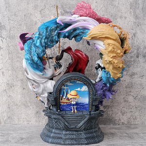 47.5cm 18.7 pouces Trône <span class=keywords><strong>Luffy</strong></span> Original Qualité Singe <span class=keywords><strong>D</strong></span> <span class=keywords><strong>Luffy</strong></span> PVC Résine Anime Figure Action Figure - Product Image 3