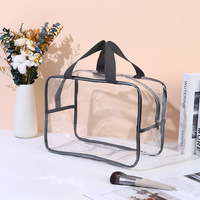 Sac d'emballage de bijoux de mode avec logo personnalisé petits sacs à fermeture éclair en plastique transparents en PVC mini pochette à fermeture éclair