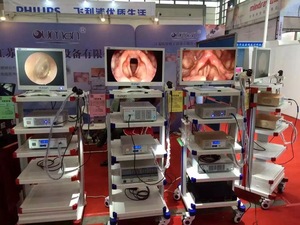 Dụng Cụ Phẫu Thuật Đặt Máy Trạm Bệnh Viện Di Động Xe Đẩy Kim Loại Y Tế Cho Nội Soi - Product Image 4