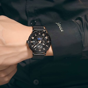 Reloj de Pulsera Deportivo Casual para Hombre de Marca Superior con Correa de Retícula, de Lujo, Impermeable y Luminoso - Product Image 3