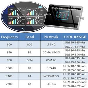 新しい高品質クワッドバンド信号増幅器ブースター携帯電話80018002100 2600mhz <span class=keywords><strong>2g</strong></span> <span class=keywords><strong>3g</strong></span> <span class=keywords><strong>4g</strong></span>リピーターB20 - Product Image 3