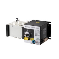 Interrupteur de transfert automatique (ATS) de type PC EAST, bipolaire, monophasé, pour applications industrielles, indice de protection IP20, 32A/63A/125A, temps de transfert <2s