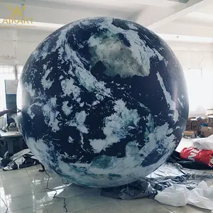 3米巨型充气地球气球、充气地球地球、充气行星