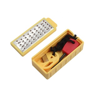 Không thấm nước ngoài trời Survival Fire Starter <span class=keywords><strong>Kit</strong></span> với chất béo gỗ tinder Maker vắt tay cho cắm trại - Product Image 3