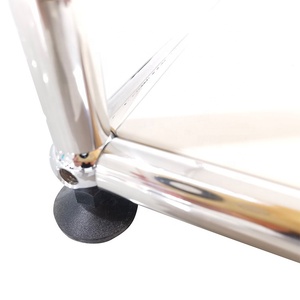 Tavolino da Salotto <span class=keywords><strong>Moderno</strong></span> Minimalista <span class=keywords><strong>in</strong></span> <span class=keywords><strong>Vetro</strong></span> Temperato e Acciaio Inossidabile, Modulare per Casa e Hotel - Product Image 5