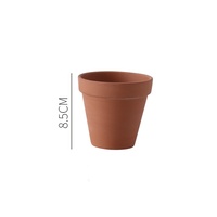 Pots en terre cuite, pots à fleurs, pots à cactus, pots à succulentes avec trou de drainage - Idéal pour les plantes, l'artisanat