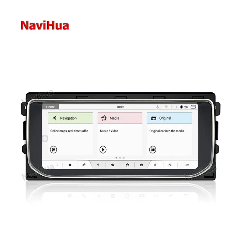 NaviHua الأكثر مبيعا 10.25 بوصة الروبوت 10 الثماني النواة سيارة فيديو مشغل ديفيدي ل اند روفر رينج سبورت 2013-2016 مع ملاحة GPS