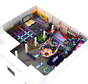 Bettaplay Parque de Juegos Interior de 1200 m², Parque de Trampolines Interior <span class=keywords><strong>Super</strong></span> Slide City para Centros Comerciales - Product Image 2
