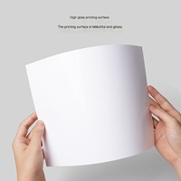 Pegatinas de Papel Fotográfico Autoadhesivas Resistentes Personalizadas, Pegatinas de Impresión de Inyección de Tinta, Papel Fotográfico