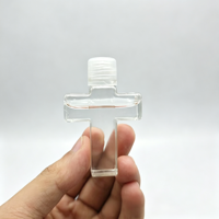 Bouteille d'eau bénite de 10 ml avec bouchon à vis en plastique PETG, cadeau et artisanat
