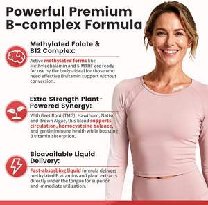 OEM dimetil B cairan kompleks tetes <span class=keywords><strong>5000</strong></span> <span class=keywords><strong>Mcg</strong></span> <span class=keywords><strong>B12</strong></span> metilobalamin folat Vitamin B tetes dengan B3 B6 bit Hawthorn - Product Image 5