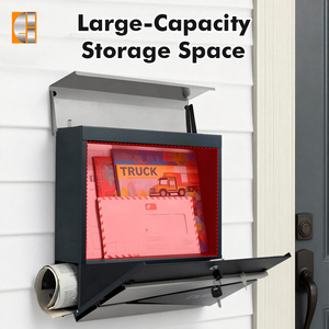 बाहरी धातु पत्र बॉक्स के साथ मुख्य ताला और समाचार पत्र धारक बड़े मेलबॉक्स के साथ बिक्री के लिए सुझाव बॉक्स - Product Image 3