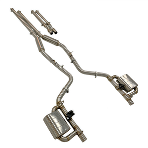 Tuyaux d'échappement Catback Vavel pour <span class=keywords><strong>Dodge</strong></span> <span class=keywords><strong>Challenger</strong></span> Charger 3.6L 2016-2023, système d'échappement <span class=keywords><strong>en</strong></span> acier inoxydable, échappement à soupape - Product Image 1