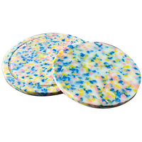 Plaque en plastique HDPE colorée recyclée Panneaux en plastique de couleur mélangée