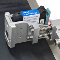 Support de fixation de tête d'impression anti-collision à ressort pour imprimante jet d'encre TIJ, course de 25 mm pour lignes de convoyeurs de cartons de tailles variées