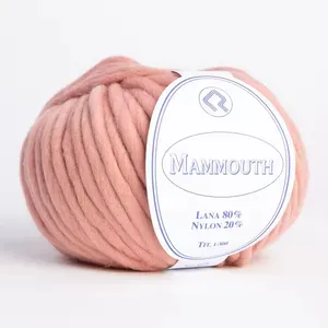 Campolmi Filati Brand Elegant Italian Classic Ordinary Mixed Mammouth Wool 80% Nylon 20% Blended Yarn For Clothes