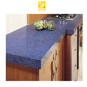BOTON STONE Pierre artificielle moderne en quartz bleu étoile pour plan de travail de cuisine et salle de bain - Product Image 4