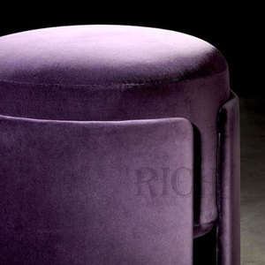 Fabric Ottoman Circle Vanity Make up Stool <strong>Mid</strong> <strong>century</strong> Modern <strong>Footstool</strong> Cover Round Stools Modern Sofa Stool Ottoman - Product Image 3