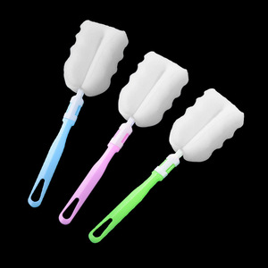 Individually packaged glass <b>cup</b> and <b>thermos</b> <b>cup</b> brushes, washable and foldable sponge <b>cup</b> brushes, bottle brushes, and other - Product Image 1