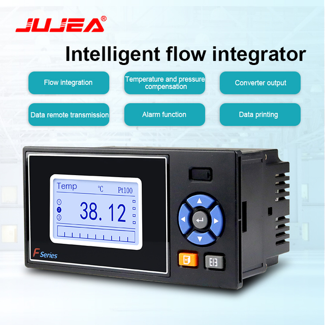Intelligent Flow Totalizer Totalizing Counter Flow Digital Counter for Liquid and Gas Flow and Temperature and Pressure Display