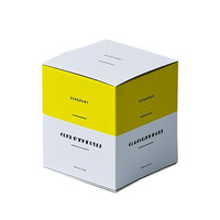 Boîte d'emballage cosmétique personnalisée, fond à clipser, rectangle, recyclable, boîte en carton pour produits de soin de la peau avec impression de logo