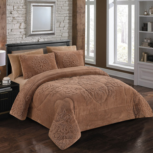 طقم صوف الجاكار القطني مكون من ست قطع لحاف متعدد الأغراض دافئ للشتاء-وسادة بلون ثابت للاستخدام المنزلي والتجارة الخارجية - Product Image 5