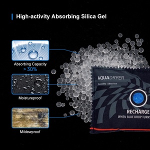 Sac de <span class=keywords><strong>d</strong></span>éshumidificateur réutilisable de gel de silice indiqué changeant de couleur pour l'intérieur de la voiture 235g 500g 1kg - Product Image 4