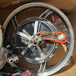 Kit moteur de moyeu pour vélo, 17 pouces, 72V, 1500W, sans balais, à aimant permanent, pour roue arrière de scooter électrique, avec <span class=keywords><strong>frein</strong></span> à tambour, étanche IP65 - Product Image 4