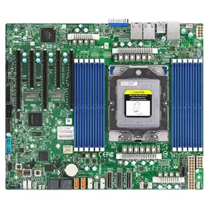 New Supermicro ATX Motherboard H13SSL-N Socket SP5 128C 256T, Chipset SOC, DDR5-4800MHz Workstation Motherboard H13SSL-N