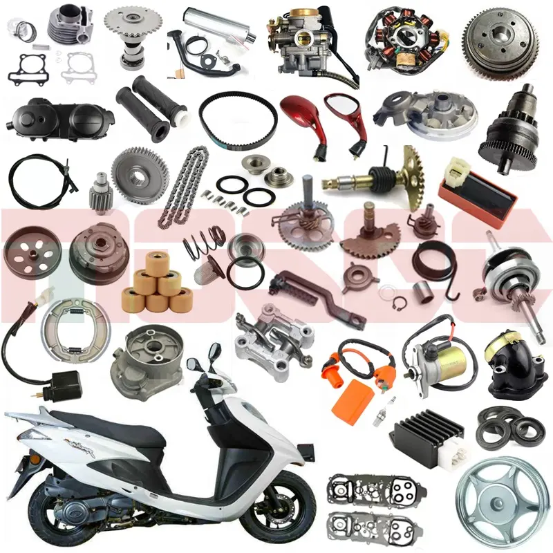 Gy6 peças de motocicleta scooter 50cc 80cc 125cc 150cc, kits de peças de embreagem do motor e cilindro