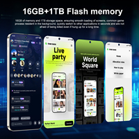 Smartphone S25 Ultra OEM 16 Go + 1 To, écran HD 7,3 pouces de haute qualité, appareil photo 108 MP, processeur Deca Core, version globale 5G, Android 14, 144 Hz