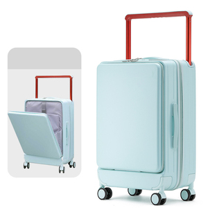 New Front Opening Multifunctional <strong>Suitcase</strong> 20 24 Inch <strong>Large</strong> Capacity Luggage Wide Trolley Luggage Anti Scratch Boarding Case - Product Image 5