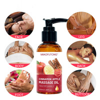 Aceite Corporal de Canela y Manzana Natural, Lavanda, Jojoba, Almendras Dulces, Hidratante y Relajante para el Cuidado de la Piel, 100 ml, OEM, ODM