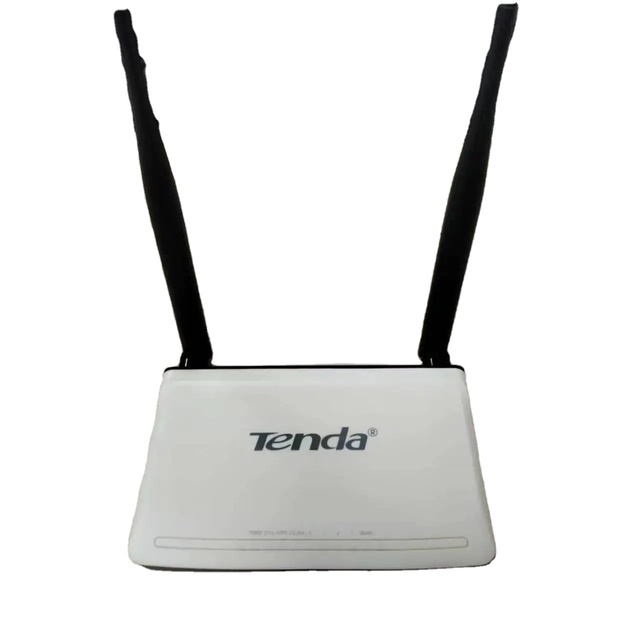 Used Tenda N300 Wireless 300 Mbps Faster Flow Online Wifi Router English Language Firmware with Stable Operation