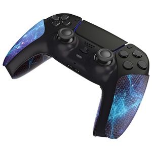 PlayVital Blue Nebula - Almohadillas de Goma Suave con Textura Profesional Antideslizantes y Absorbentes del Sudor para el Control de PS5 - Product Image 5