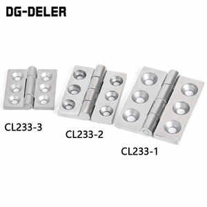 CL233-1-2 Bisagra moderna <span class=keywords><strong>de</strong></span> acero inoxidable <span class=keywords><strong>de</strong></span> 5 mm <span class=keywords><strong>de</strong></span> espesor para puerta <span class=keywords><strong>de</strong></span> armario <span class=keywords><strong>de</strong></span> caja <span class=keywords><strong>de</strong></span> distribución, engrosada, <span class=keywords><strong>de</strong></span> alta resistencia, con seis orificios, industrial - Product Image 2
