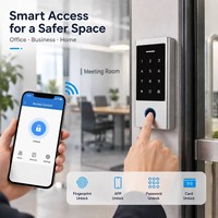 Secukey HF1-WIFI Intelligentes Fingerabdruck-Zugangskontrollsystem WLAN-Türschloss-Controller IP66 Wasserdicht RFID-Karte APP-Entriegelung