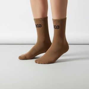 <b>Winter</b> Custom Logo Striped Cycling Sports <b>Socks</b> Knitted Breathable Cute Letter Athletic <b>Men</b> Cotton Crew Jacquard High Quality - Product Image 5