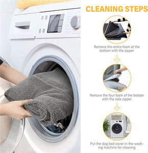 Lam Orthopedisch Traagschuim Hondenbed-Waterdicht Grote Grijze Dierenarts-Aanbevolen Therapeutische Huisdiermeubelen Voor Oudere Honden - Product Image 6