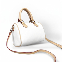Sac à main en cuir gaufré personnalisé avec poignée supérieure, motif unique, sac à bandoulière pour femmes matures