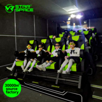 Espace mobile d'étoile du cinéma 5D du cinéma 5D de jeu de simulateur de réalité virtuelle de parc à thème de VR