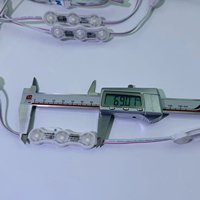 Module LED étanche IP68 12V 24V 1.5W 68*15MM SMD2835 3 LED 3000K 6500K 10000K Blanc pour enseignes lumineuses