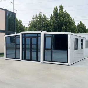 ภาชนะสำหรับขนส่งสำเร็จรูป20Ft 40Ft แบบพกพาบ้าน2-5ห้องนอนราบสำหรับอาคารสำนักงาน - Product Image 4