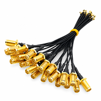 Câble coaxial RF Tianhaotong personnalisé U.FL vers SMA femelle RP-SMA femelle pour modules WiFi 4G LTE GPS