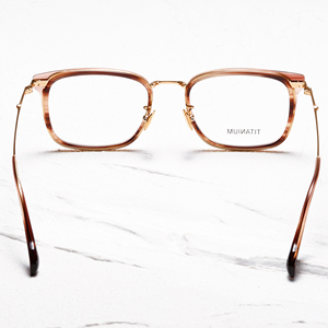 Gafas Clásicas Rectangulares de Montura Completa, Color Sólido, Unisex, Ligeras, Anti-UV, Monturas de Corrección Visual para Adultos - Product Image 4