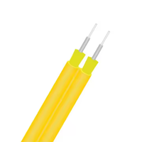 Cable de Fibra Óptica Dúplex GJFJBV/GJFJBZY con Aislamiento Compacto para Proyectos de Conexión de Comunicación Interna de Equipos