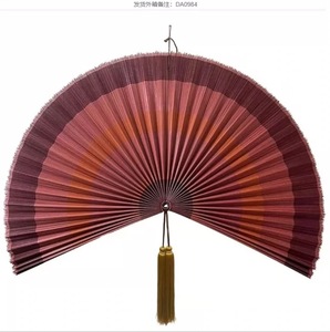 Abanico de Pared de Bambú Hecho a Mano, Decoración Ligera para Dormitorio, <span class=keywords><strong>Restaurante</strong></span>, Patrón Personalizado, Suministro de Fábrica - Product Image 3