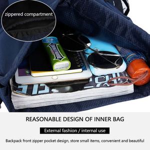 420D Waterproof Polyester/Nylon Fashion Drawstring <b>Backpack</b>-Custom Logo & Full Color Unisex Wholesale Promotional Kids Bag - Product Image 2
