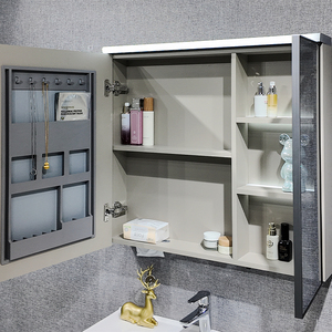 Mueble <span class=keywords><strong>de</strong></span> <span class=keywords><strong>Baño</strong></span> con Espejo Inteligente, Aluminio Honeycomb, Longitud <span class=keywords><strong>de</strong></span> 600-1000 mm, Herrajes <span class=keywords><strong>de</strong></span> Cierre Suave, Uso Hospitalario - Product Image 3